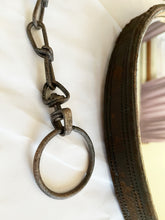 Load image into Gallery viewer, 16&quot; Heel Chain and Distressed Leather Equestrian Mirror