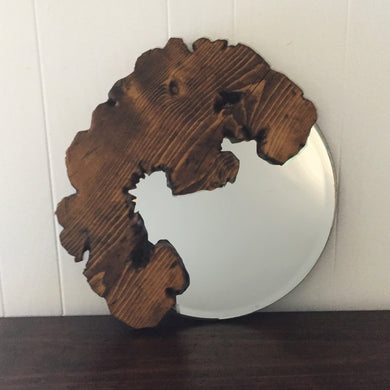 SOLD OUT: Chunky Live Edge Barnwood Mirror